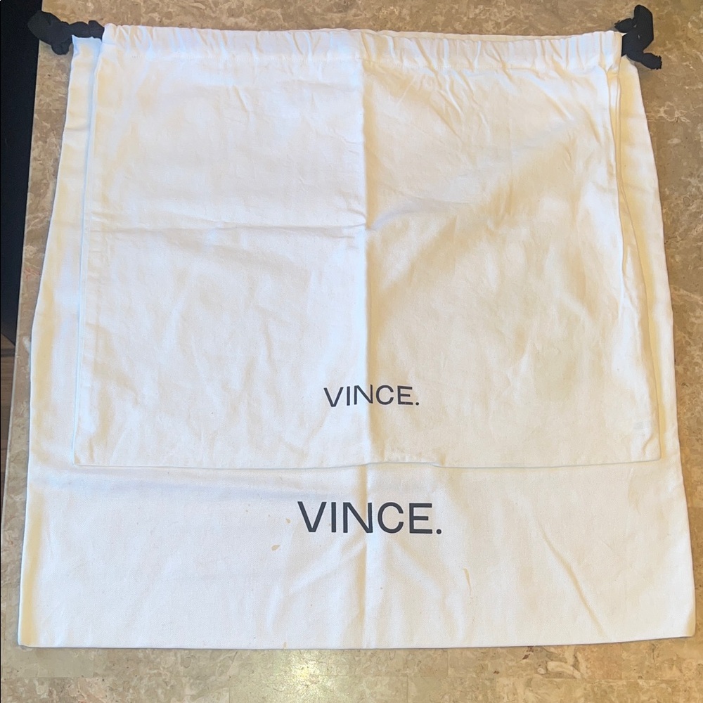 Vince White Storage Dust Bags Set of 2 Large